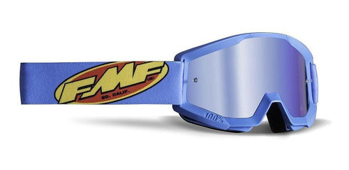 Goggles FMF Powercore Core Cyan - Mica Espejo Azul